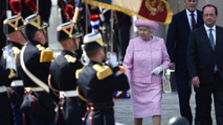 Francia recibe a Obama, Putin e Isabel II en la víspera del desembarco de Normandía