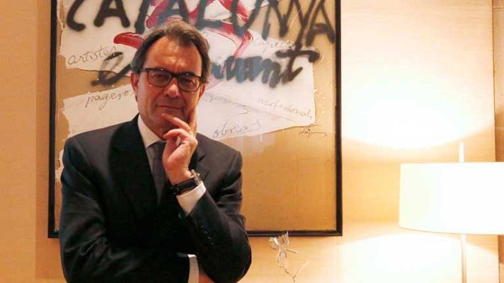 Telediario 1 - Artur Mas asistirá a la proclamación de Don Felipe como Rey