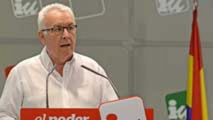 Telediario 1 - IU pedirá en el Congreso la celebración de un referéndum