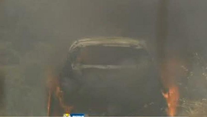 Irvonen abandona el Rally de Cerdeña al salir ardiendo su coche