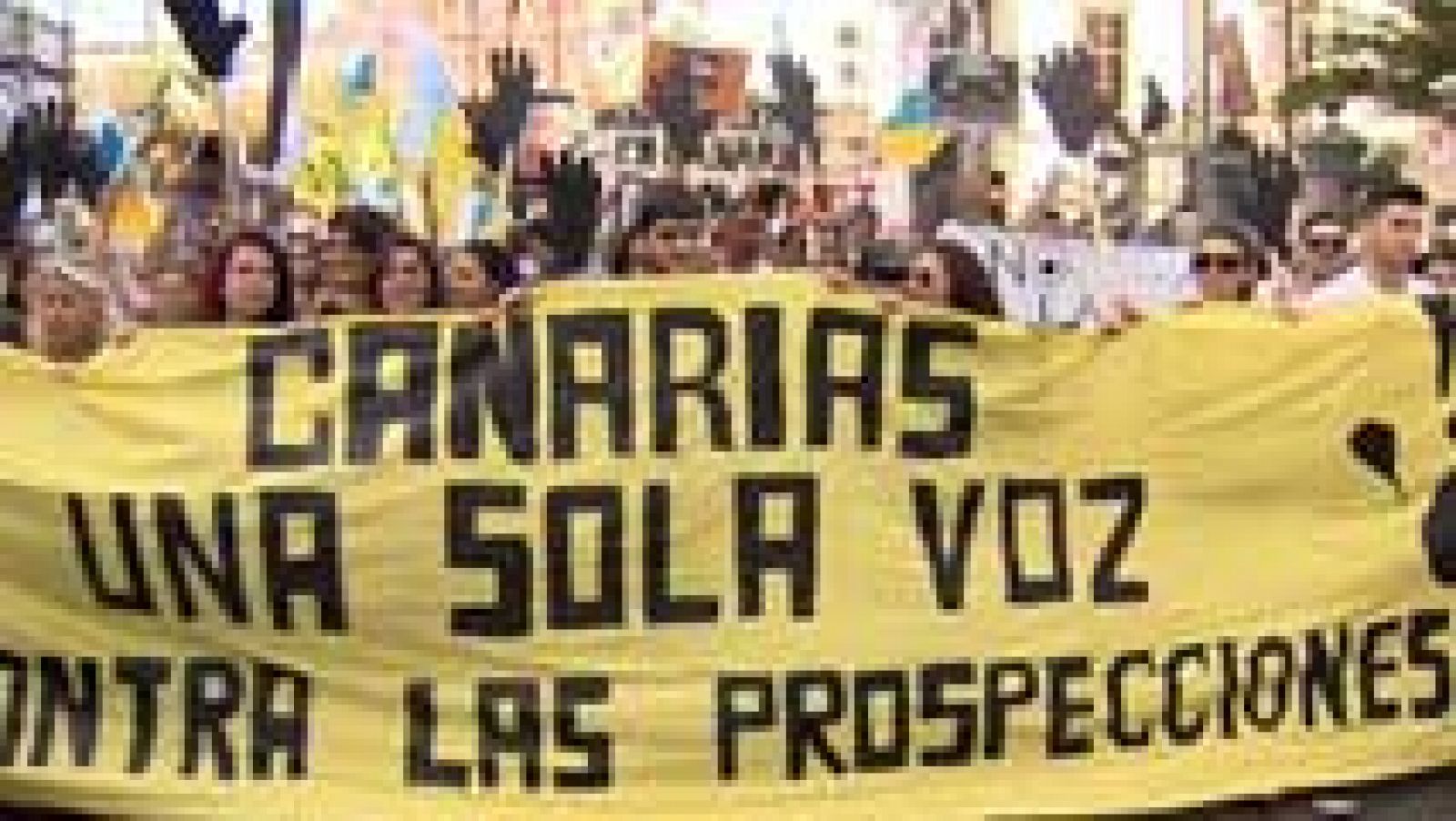 Manifestaciones en las Islas Canarias en contra de las prospecciones petrolíferas
