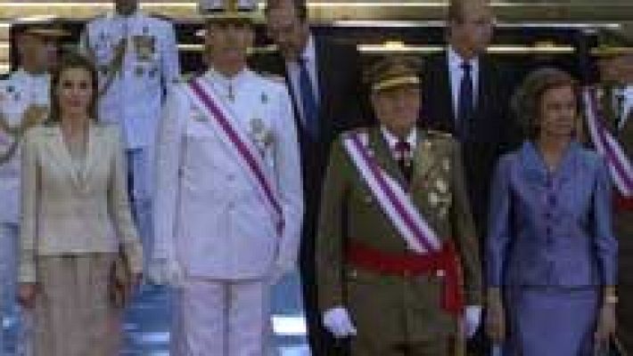 Último desfile del rey Juan Carlos I