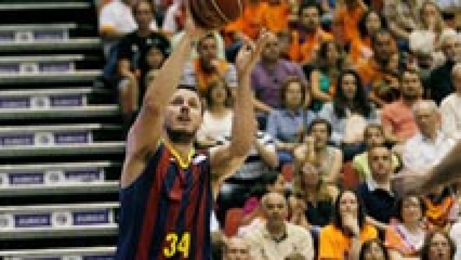 Telediario 1: El Barça gana al Valencia Basket y se pone 2-0  | RTVE Play