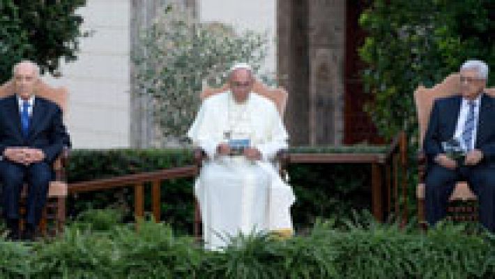 Reunidos en el Vaticano los presidentes israelí y palestino