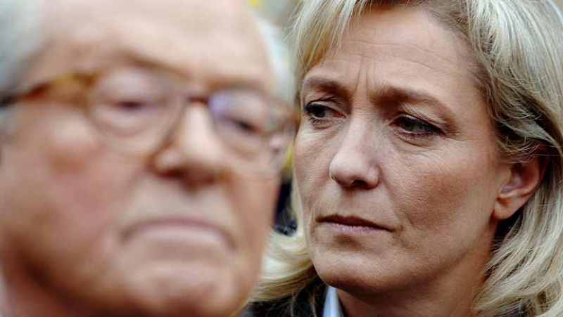  Pelea entre Marine Le Pen y su padre por unas declaraciones racistas