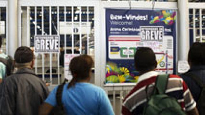 Los trabajadores del metro de Sao Paulo suspenden su huelga hasta la noche del miércoles