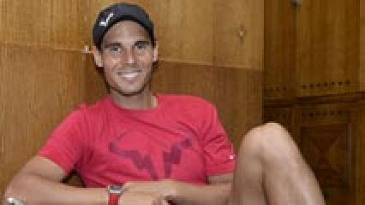 Nadal ya esta en Halle para preparar Wimbledon