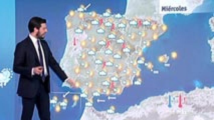 Subida de temperaturas y tormentas en los sistemas montañosos 