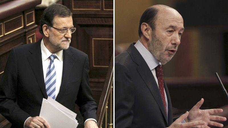 Rajoy y Rubalcaba defienden que no se debate sobre la forma del Estado sino sobre la abdicacin