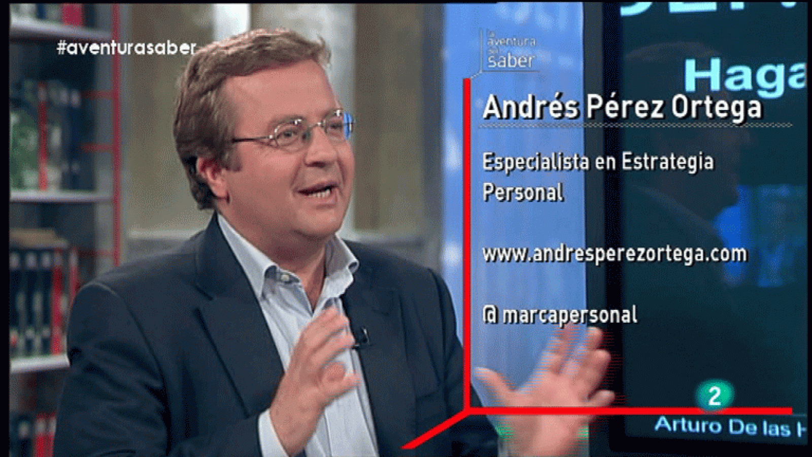 La Aventura del Saber. Arturo de las Heras. Branding Personal. Andrés Pérez