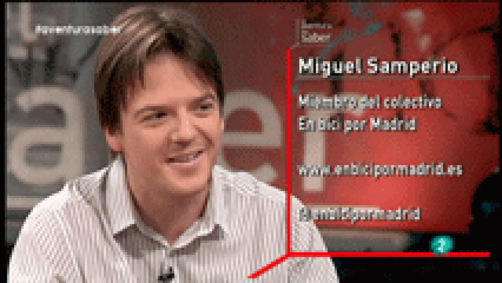 La aventura del Saber: La Aventura del Saber. Miguel Samperio. En bici por Madrid | RTVE Play