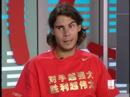 Entrevista con Rafa Nadal, en TVE