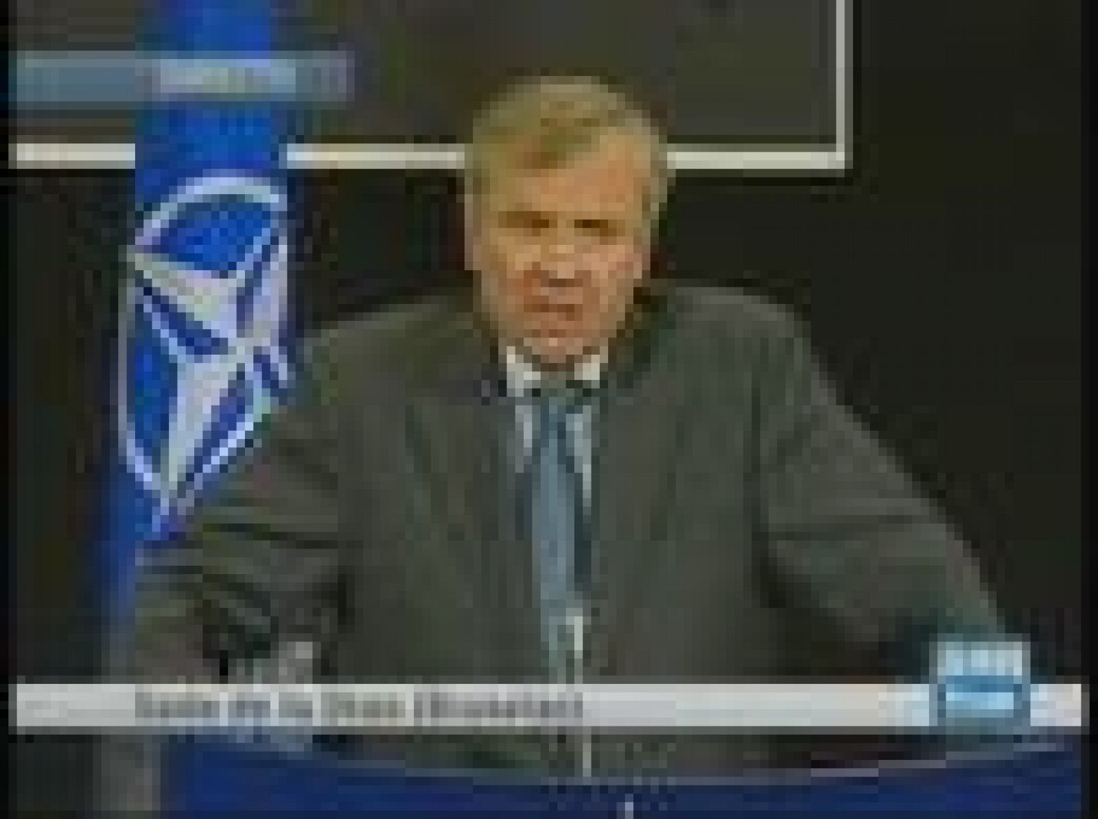 Comparecencia en la sede de la OTAN