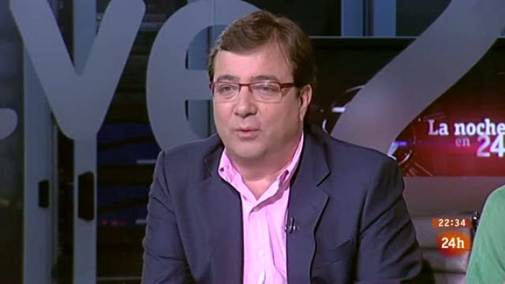 Entrevista a Guillermo Fernández Vara en La Noche en 24h