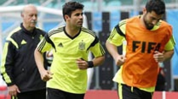 Telediario 1 - España encara su debut con la duda de Diego Costa en la delantera
