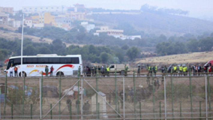 Evitan la entrada a Melilla de unos mil inmigrantes