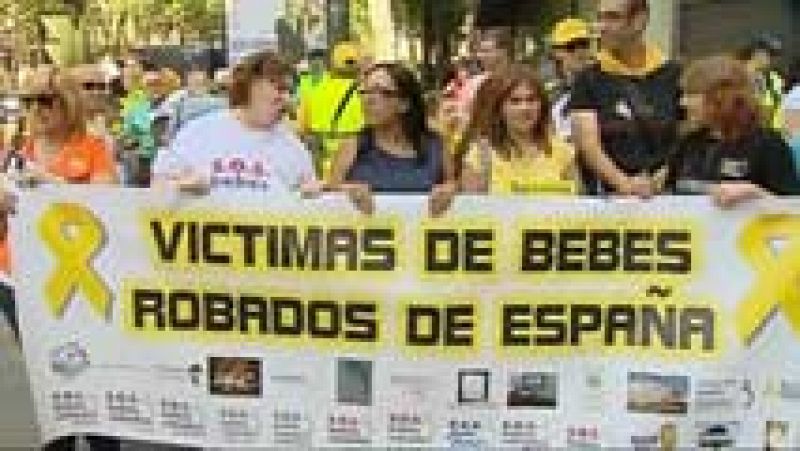 Manifestación en Madrid por la investigación del robo de bebés