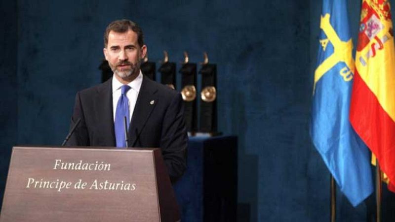 Este año los premios Príncipe de Asturias los entregará ya el Rey Felipe VI