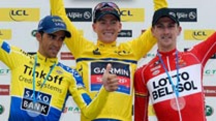 Contador, segundo en el Dauphiné, en una jornada de triunfo español