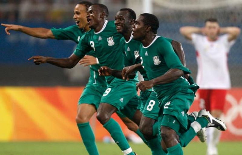  La selección de fútbol de Nigeria se mete en la final venciendo a Bélgica por 4 a 1.