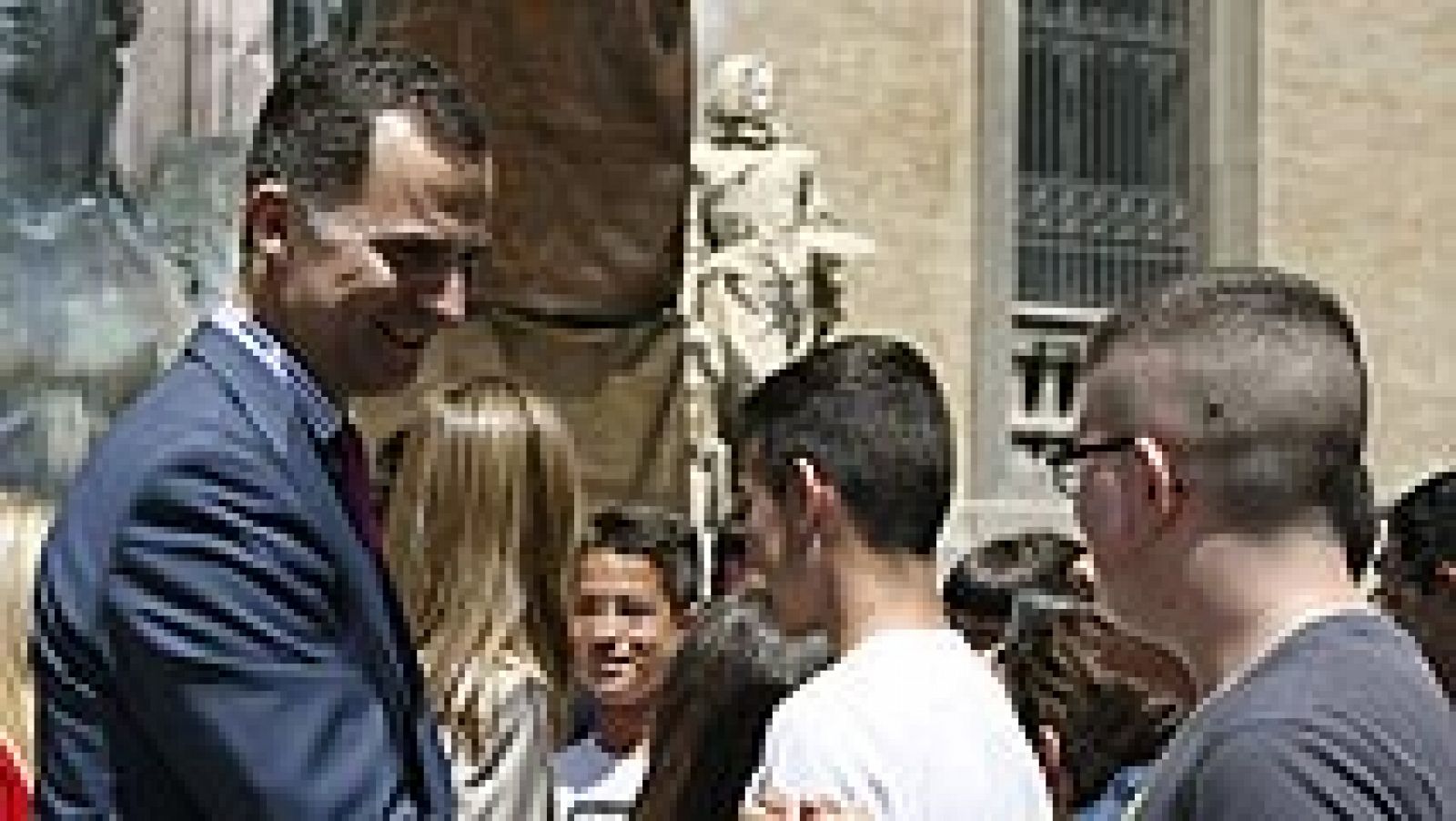 Telediario 1: Dispositivo de seguridad para la proclamación de Felipe VI | RTVE Play