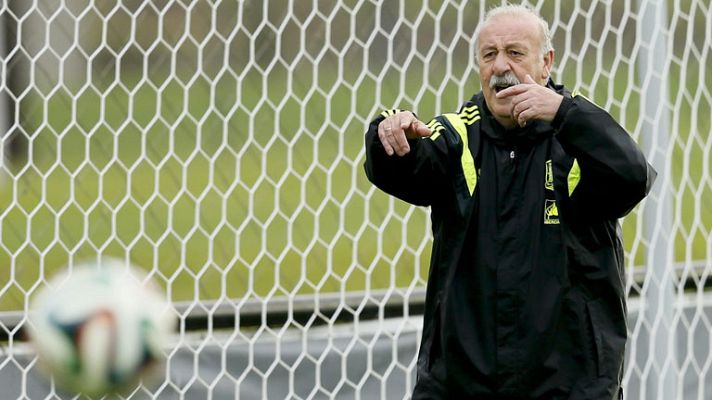 Telediario 1 - Del Bosque admite que realizará dos o tres cambios en el equipo titular