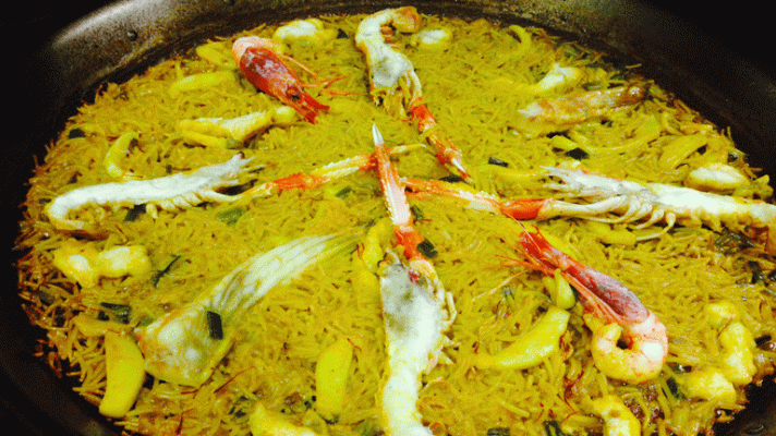 RTVE Cocina - Fideuá con marisco