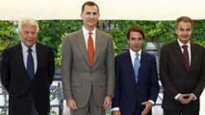 Telediario 1 - Último acto como Príncipe de Asturias