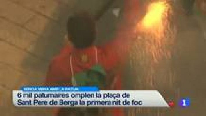 Milers de persones gaudeixen de la Patum a Berga