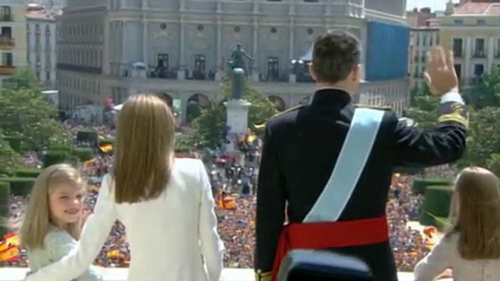 Telediario 1 - Las imágenes no vistas de la proclamación de Felipe VI