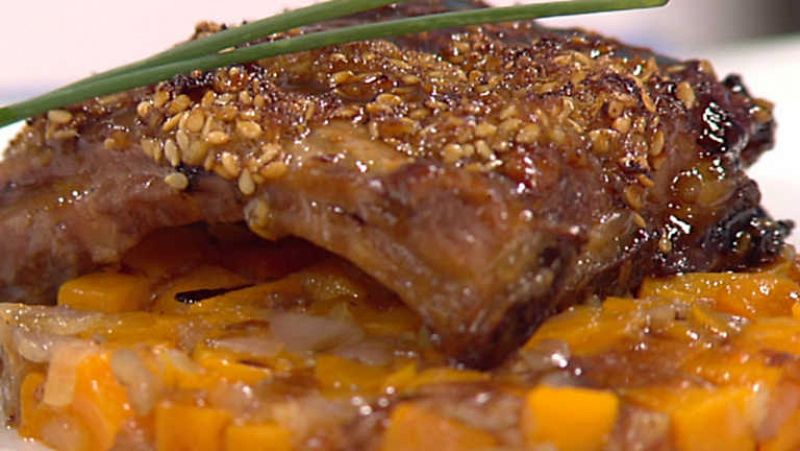 Cocina con sergio - costillar mil aromas con lasaña afrutada