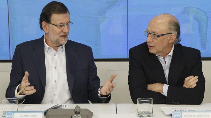 Telediario 1 - Rajoy destaca la equidad de la reforma fiscal