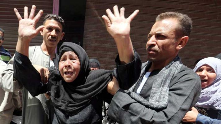 Telediario 1 - Pena de muerte a 183 seguidores de los Hermanos Musulmanes