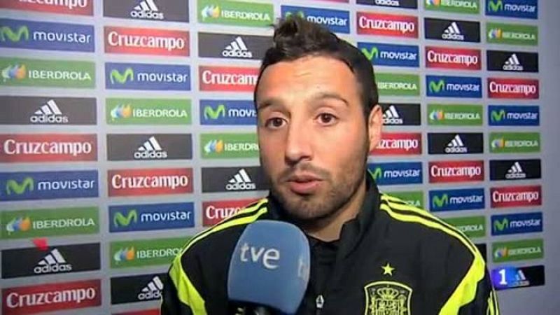 Cazorla: "Del Bosque tiene el apoyo del grupo"