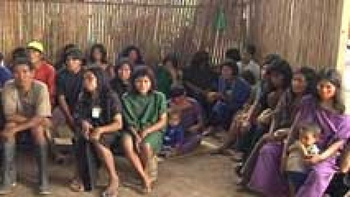 Telediario 1 - Los indígenas Asháninkas denuncian su olvido histórico