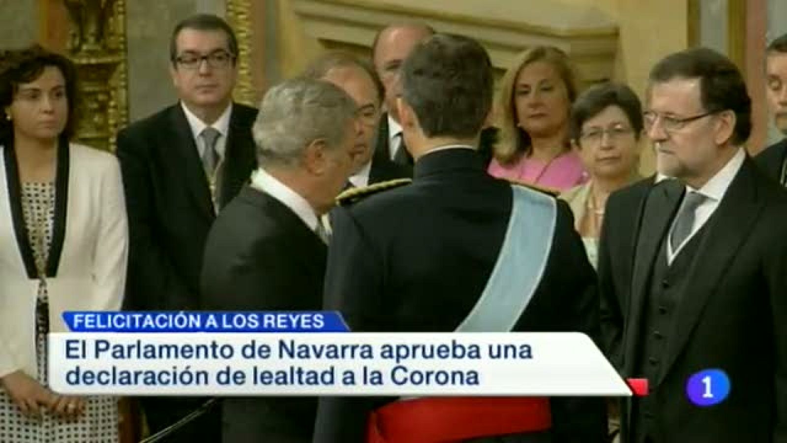  El Parlamento de Navarra felicita oficialmente a los Reyes de España y les ofrece su lealtad. El candidato a la Secretaría General del PSOE, Eduardo Madina, se reúne esta tarde con miembros del PSN. Fin de semana trágico en las carreteras navarras con 3 muertos, dos de ellos ciclistas. Javier Zabaleta, presidente de la nueva gestora de Osasuna, comienza a trabajar en El Sadar. - 23/06/2014