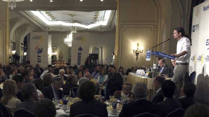 Telediario 1 - Pablo Iglesias en el Ritz