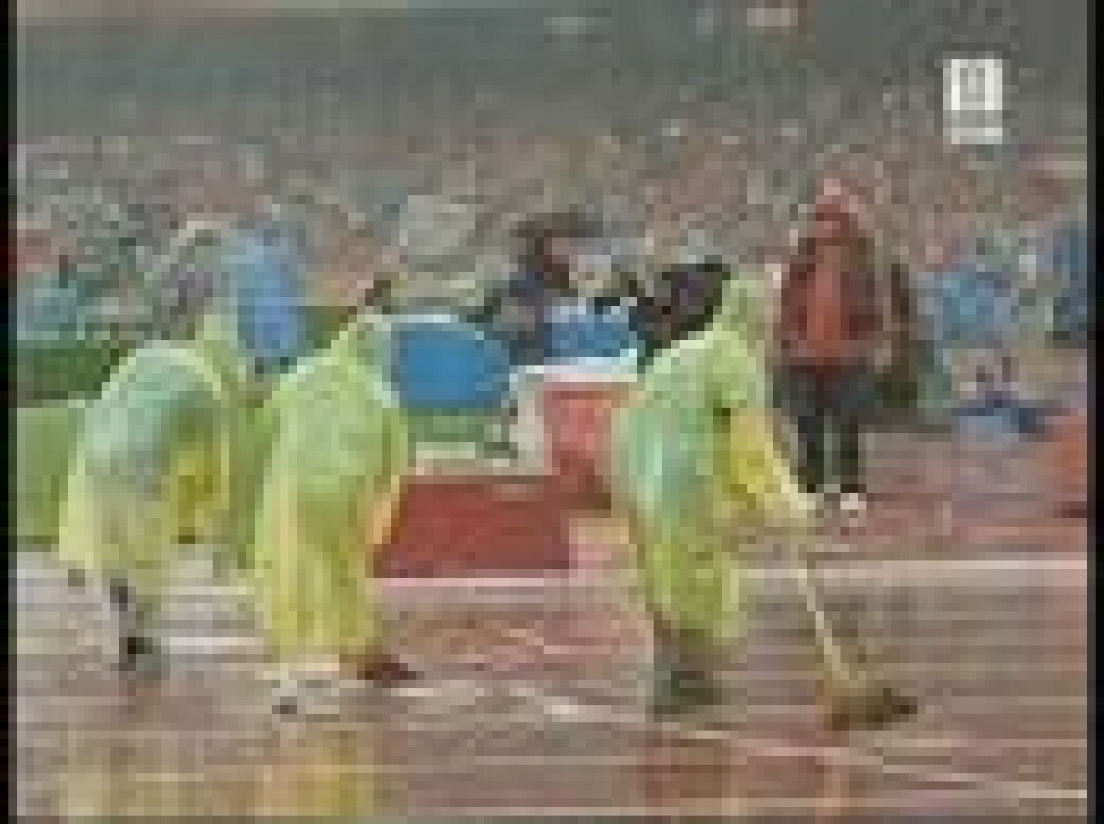  La intensa lluvía es la protagonista en la 13ª jornada de los juegos olímpicos.