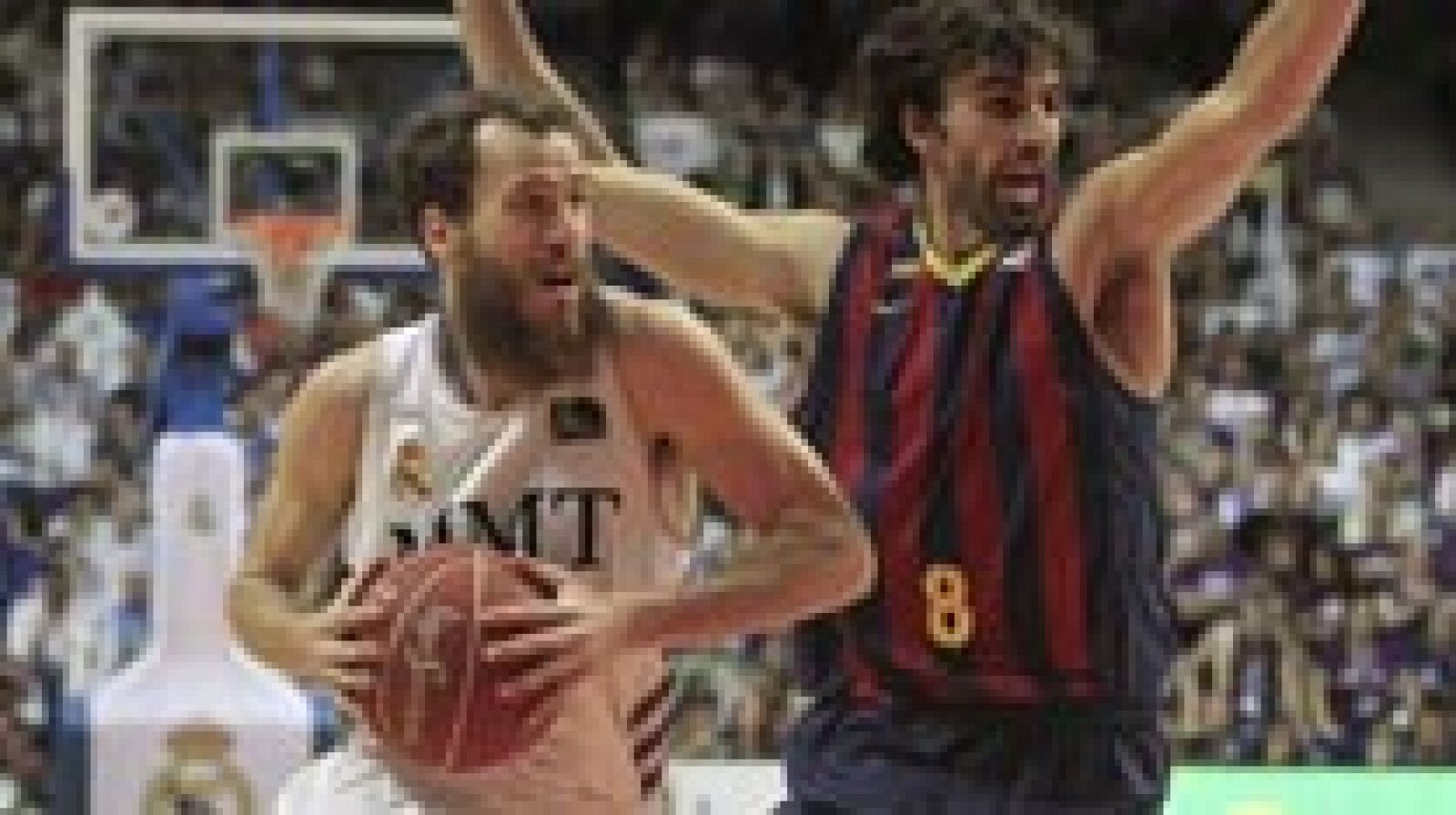 Barça y Madrid, a desempatar en el Palau