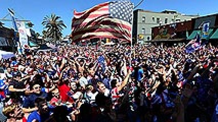 Telediario 1 - El Mundial bate récords de audiencias en EE UU