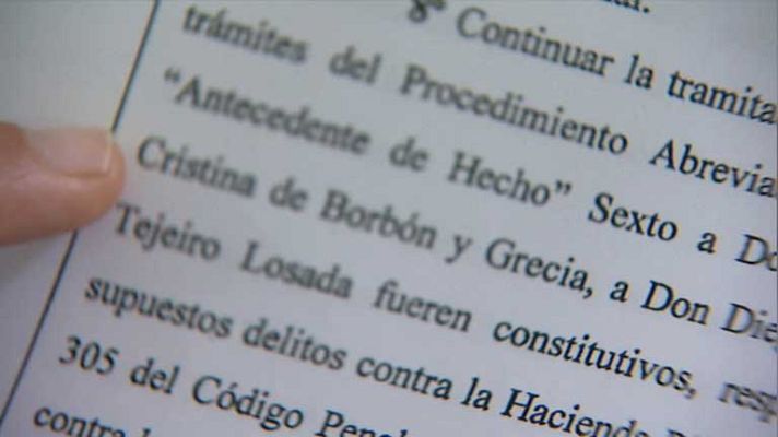 Telediario 1 - Las diferencias entre el juez y el fiscal