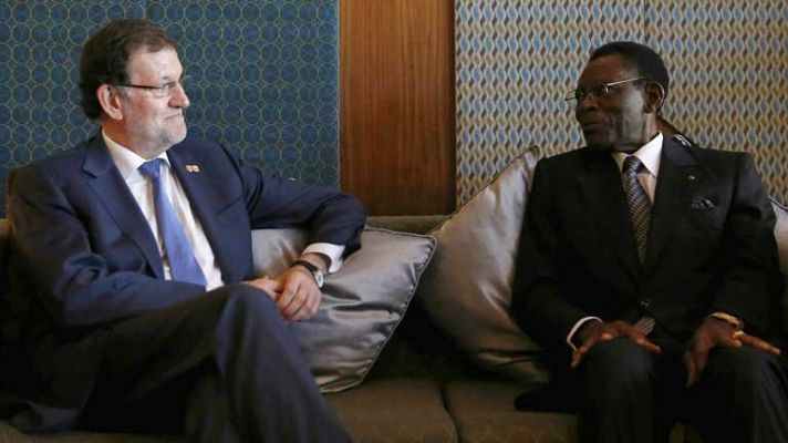 Telediario 1 - Rajoy ha participado en la cumbre de la Unión Africana