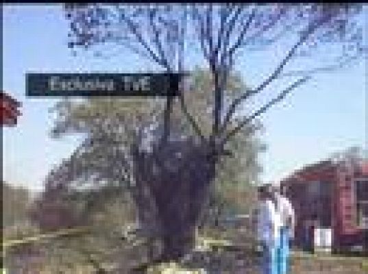  - El lugar del accidente en exclusiva