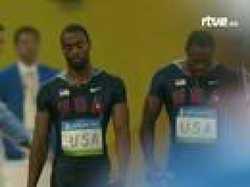   Un fallo al pasarse el testigo entre Tyson Gay Y Darvis Patton deja a EEUU fuera de la final de relevos.