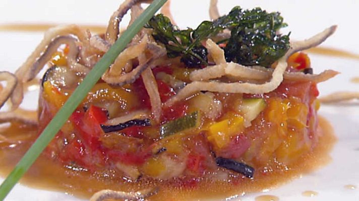 Cocina con Sergio - Parrillada con gulas crujientes y salsa de miel