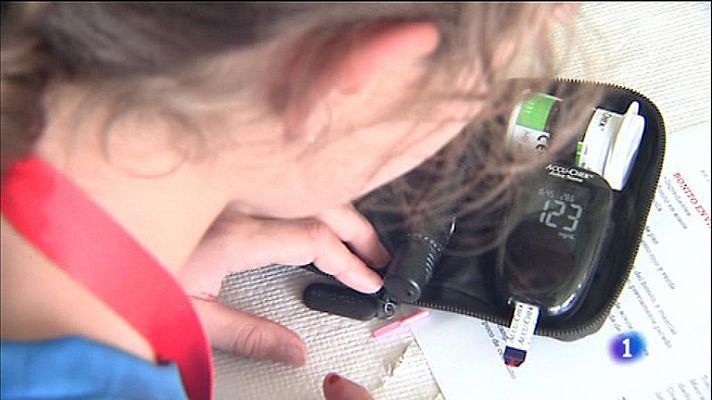 Telediario 1 - Unos 30.000 menores en España sufren diabetes