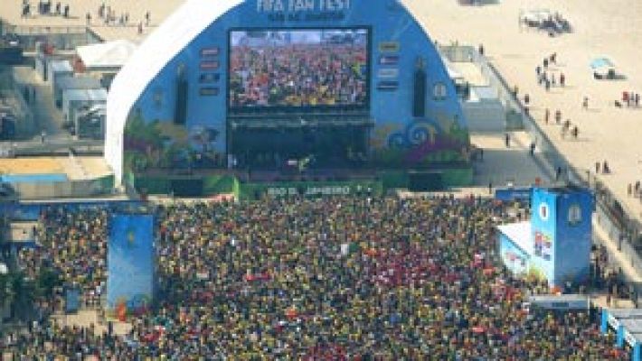 Telediario 1 - Brasil entero rozó el drama