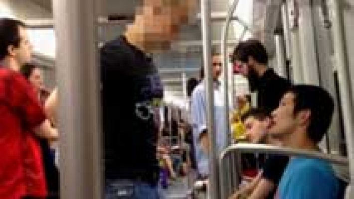 Agresión racista en el metro de Barcelona