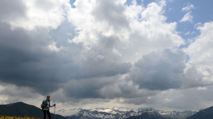 El tiempo - Chubascos en el Pirineo