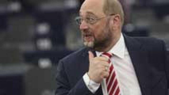 Telediario 1 - Martin Schulz, reelegido presidente del Parlamento Europeo
